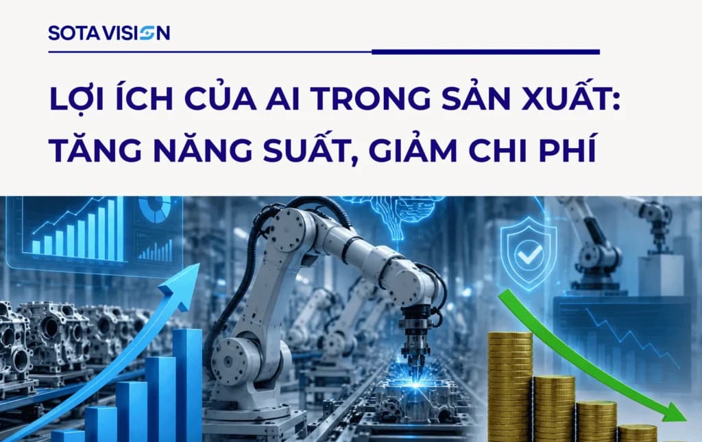 Lợi Ích Của AI Trong Sản Xuất: Tăng Năng Suất, Giảm Chi Phí